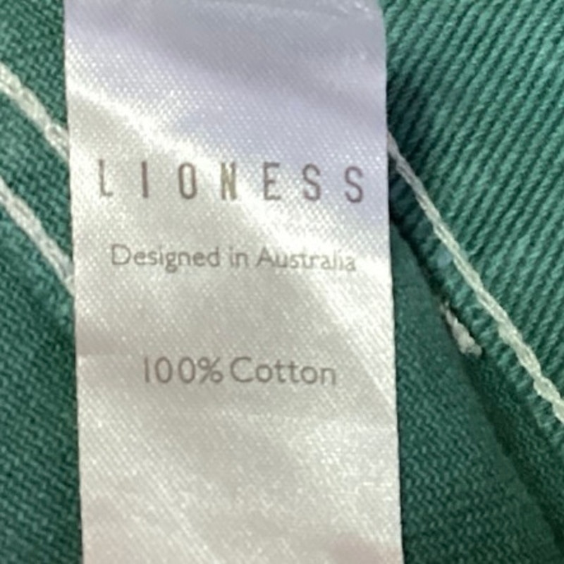 Lioness Miami Vice Green Wide Leg High Rise Baggy Oversized Cargo Denim Jeans Xs — image 6 of 6